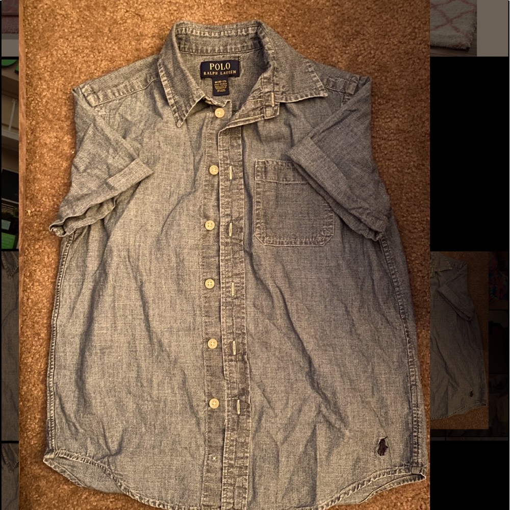 Polo Ralph Lauren Kids Denim Button Down Shirt SzM